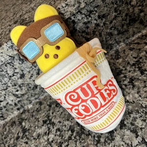 Anirollz Cup Noodles Nissin Soup Aviator Peep Rare Plush 5" Soft Plush Toy - Picture 1 of 8