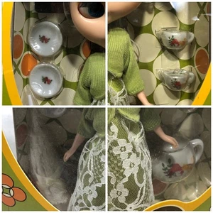 Takara Neo Blythe Tea For Two Doll Early Model Antique Style Green w/Box NEW - Picture 1 of 7