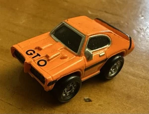 Micro Machines 1986 Galoob 68 Pontiac GTO Orange W/ GTO Hood - Picture 1 of 4