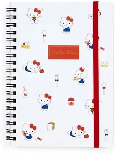 Sanrio Character Hello Kitty B6 Ring Notebook With Rubber Band 092037 New Japan - Picture 1 of 12