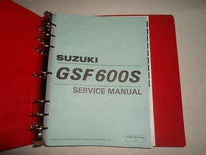 1995 Suzuki GSF600S St. Servicio Manual Carpeta Agua Dañado Fábrica OEM Libro 95 - Imagen 1 de 12