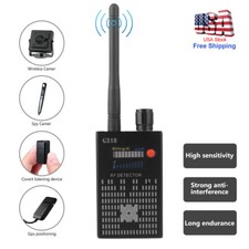 Anti Spy Signal Rf Bug Hidden Detector Camera Gsm Device Tracer Finder W/Charger