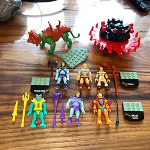 Mega Construx MOTU Masters of the Universe Heroes figures Merman Skeletor Teela - Picture 1 of 6