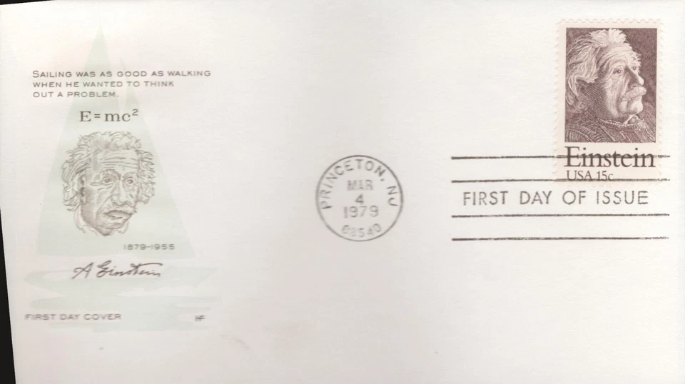 1979 FDC - Scott# 1774 - Albert Einstein - Farnam Cachet - Image 1 of 1