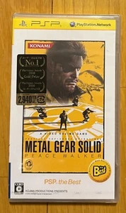Metal Gear Solid PSP The Best Sony Konami Playstation Portable New 2011 - Picture 1 of 3