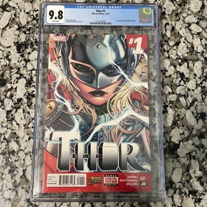 Thor #1 (2014) Marvel CGC 9.8 White Pages Jane Foster - Picture 1 of 3