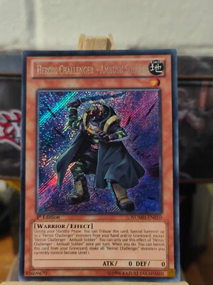 Yu-Gi-Oh! - Heroic Challenger - Ambush Soldier - NUMH-EN010 - NM - 1st - Secret - Image 1 of 4