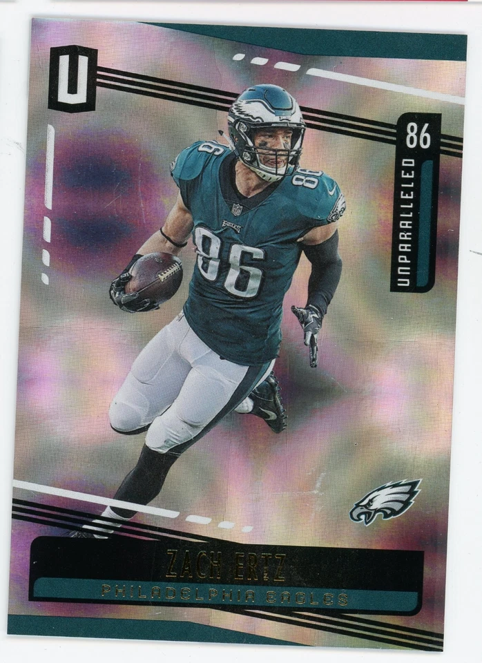 2019 Panini Unparalleled Zach Ertz Infinite #104 #58/150 Eagles - Image 1 of 1