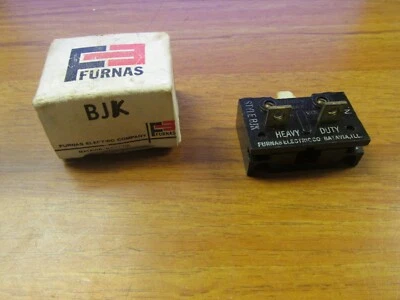 NIB. Furnas Contact Block 600V, Cat# BJK ...  VO-15P - Image 1 of 4