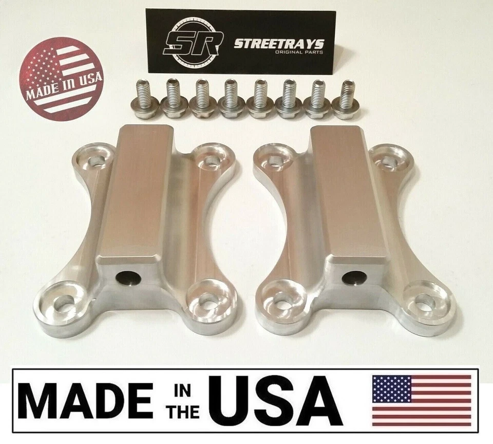 SR Billet LS1 V8 Solid Engine Mounts Motor Camaro Z28 & Firebird Trans Am 98-02 - Image 1 of 4