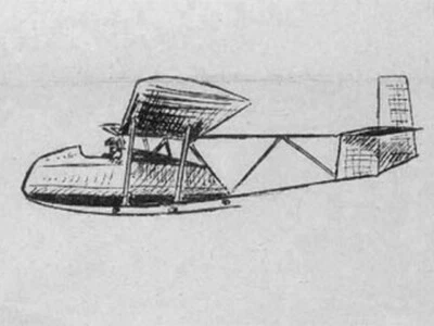 Avia 152-A F/F Glider 48" Wingspan RC Model Airplane Printed Plans & Templates - Image 1 of 2