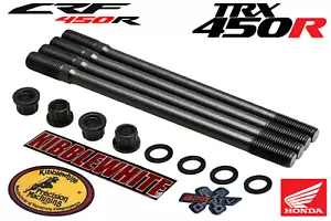 06-14 Honda TRX450R TRX450ER Kibblewhite Stronger Heavy Duty Cylinder Head Studs - Picture 1 of 22