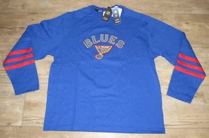 adidas St. Louis Blues AeroReady Pullover Sweater Crewneck Jersey $120 Men Large - Picture 1 of 3