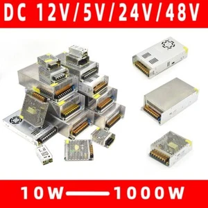 AC to DC 5V 12V 24V 48V 1A 2A 5A 10A 20A 30A 40A LED Strip Power Supply Adapter - Picture 1 of 5