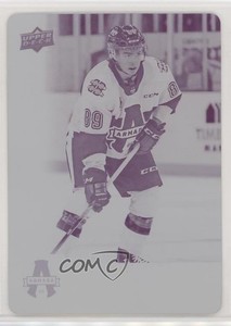 2019-20 Upper Deck CHL Printing Plate Magenta 1/1 Miguel Tourigny #270 x9h