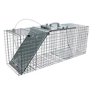 Easy Set Animal Trap Raccoons Cats Groundhogs Opossums Armadillos Havahart 1085 - Picture 1 of 5