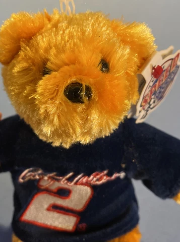 NWT 2004 RUSTY WALLACE 7" Team SPEED BEAR w/ #2 T Shirt Nascar Collectable Cover