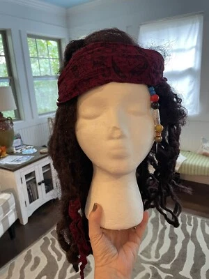 Peluca pirata rastas adulto Foto 1 de 4