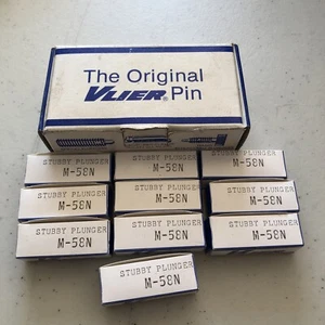 Émbolos VLIER Stubby M-58N #3/8-16 4 1/2 a 18 1/2 libras fuerza final NUEVO lote de 10 - Imagen 1 de 12