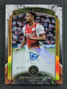 2022-23 Topps Museum DEVYNE RENSCH 38/50 Auto Gold Archival SP Ajax #AA-DR - Picture 1 of 3