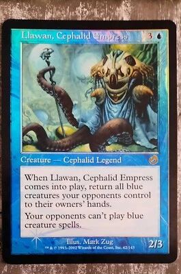 Mtg Torment foil Llawan, Cephalid Empress  - Image 1 of 3