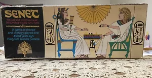 VTG 1977 Senet Board Game Conceptual Complete + Instructions Egyptian King TUT - Picture 1 of 8