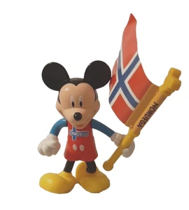 Mickey Mouse with Norwegian Flag - McDonald's Happy Meal Toy 2000 Olympics - Picture 1 of 4