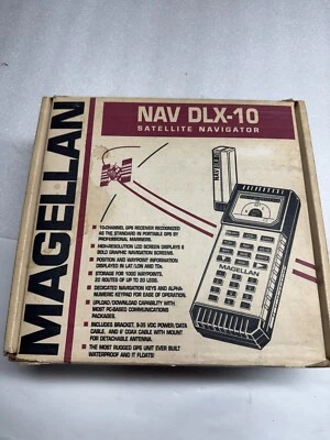 Magellan NAV DLX-10 Handheld GPS  Nav Tested  Box & Beacon Receiver 19036 - Image 1 of 4