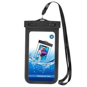 WATERPROOF CASE UNDERWATER BAG FLOATING COVER TOUCH SCREEN IPX8 POUCH for PHONES - Picture 1 of 6