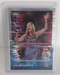 2015 Topps Chrome WWE Lilian Garcia Pulsar Refractor #'d 32/75 - Picture 1 of 3