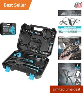 Complete Oil Filter Wrench Set: 8-Piece with Adjustable Handles & Flexible Heads - Picture 1 of 9