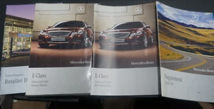 MERCEDES-BENZ E-CLASS W212 2009 - 2013 OWNERS MANUAL HANDBOOK WITH WALLET - Picture 1 of 4