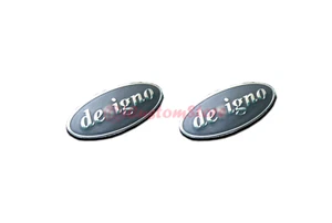 Designo-Stil Fußmatten Metall Emblem Abzeichen Logo Set Mercedes Smart Fahrzeuge - Bild 1 von 10