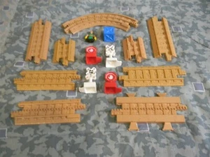 Fisher Price Geo Trax Train Tracks Lot of 15 Pcs. Lot 3 - 5D - Picture 1 of 5