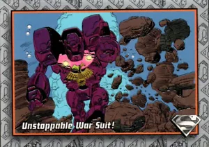 1993 SkyBox The Return of Superman DC Comics #40 Unstoppable War Suit! - Picture 1 of 2