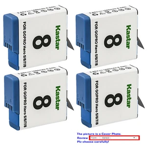 Kastar Decoded Battery Replace for Gopro8 GoPro AHDBT-801 AHBBP-801 GoPro HERO - Picture 1 of 8