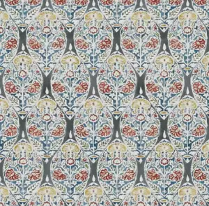 WILLIAM YEOWARD CURTAIN FABRIC DESIGN Machu 3.5 METRES SPICE LINEN BLEND - Picture 1 of 6