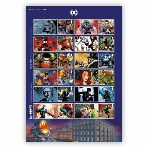 Royal Mail - DC collection - Collector sheet of stamps - Mint Cover