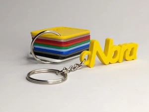 Schlüsselanhänger Geschenk Namensschild Taschenanhänger Wunschtext Schulranzen - Bild 1 von 143