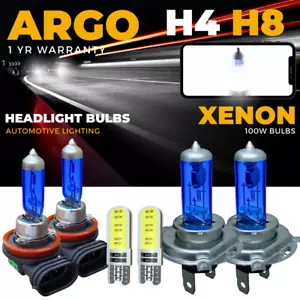 Fits Nissan Note E11 Headlight 100w Xenon White 2006-13 Led Fog Side Light Bulbs - Picture 1 of 20