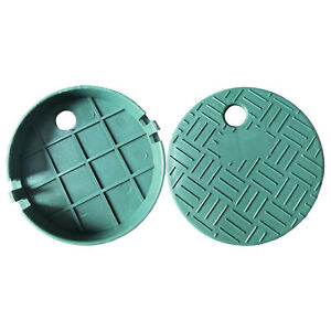 2pcs Lawn Lid Plastic For Sprinkler Valve Box Cover 6 Inch Replacement Home