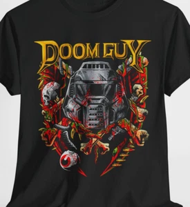 Doom Video game, Gaming T-shirt, Shirt for men, Gift for gamers, Doom guy, Etern - Picture 1 of 9