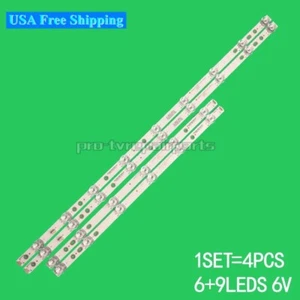 LED strips For TCL 55S431 55S435 55S433 55F9 55F8 55V8 LVU550NDEL CS9W23 V5 - Picture 1 of 9