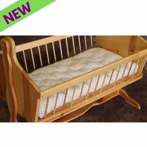 Holy Lamb Organics Bassinet Mattress Natural Premium Eco Wool New - Picture 1 of 7