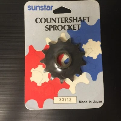 Piñón delantero CR 125 1986 Honda 13 dientes Sunstar 33713 motocross Foto 1 de 2
