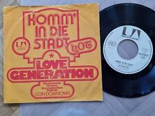Love Generation - Komm' in die Stadt 7'' Vinyl Germany