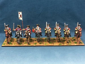 28 mm Sieben Jahre Krieg WGS bemalt britische 12. Dragoner GBA4-1 - Bild 1 von 10