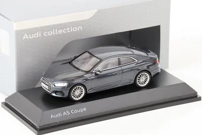 1:43 Spark Audi A5 Coupé Manhattan Gris Métallique 2017 VERSION CONCESSIONNAIRE