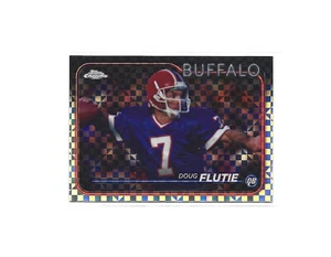 2024 Topps Chrome Football Doug Flutie #10 X-Fractor Bills - Picture 1 of 3