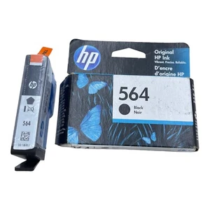 Genuino HP 564 negro y 564 negro negro 11/20 nuevo caducado - Imagen 1 de 2